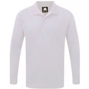 ORN 1170-10 Weaver Long Sleeve Poloshirt XS  White