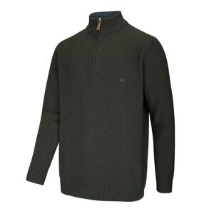 Hoggs Of Fife LOTH Lothian 1/4 Zip Pullover S  Loden Green