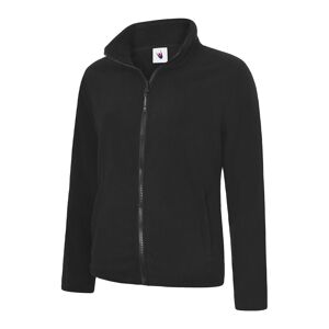Uneek UC608 Ladies Classic Full Zip Fleece Jacket 8  Black