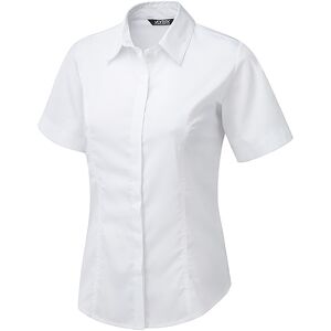 Vortex Designs Vortex Zoe Ladies Short Sleeve Blouse 22  White