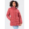 Hype Mid Length Padded Coat With Fur