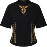 Etro , T-shirt in cotone nera ,Black female, Sizes: XS