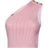 Balmain , Balmain Top Pink ,Pink female, Sizes: S