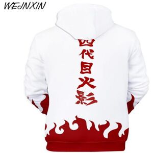 Anime Fourth Fire Shadow Yondaime Hokage 3D Printing Pullover Hoodies Hip Hop Streetwear Plus Size Sweatshirt6012242