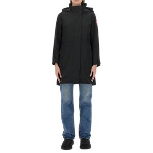 Canada Goose Logo Sleeve Parka - Black - female - Size: Small