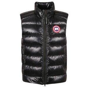 Canada Goose Logo Zip Padded Jacket - Black - female - Size: Medium