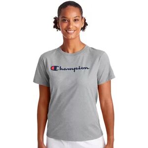 Champion Women's Champion Graphic Classic Tee, Size: XL, Dark Grey