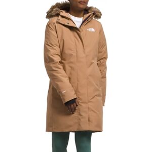 The North Face Women's Arctic Parka, XL, Almond Butter/Almond Butter TNF Monogram Large Print