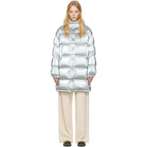 Moncler Silver Gaou Down Parka  - 900 Silver - Size: 2 - Gender: female