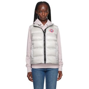 Canada Goose Gray Cypress Down Vest  - 200 Silverbirch - Size: Medium - Gender: female