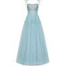 Milla Ocean Wave Tie-straps tulle prom dress M womens