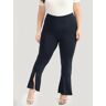 Bloomchic Tummy Control Flare Leg Split Hem Leggings