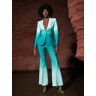 Mew Mews Fashion Gia Ombre Blazer Set In Green