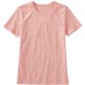 Women's L.L.Bean Tee, Short-Sleeve Crewneck Creamy Apricot Small, Cotton