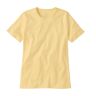 Women's Pima Cotton Tee, Short-Sleeve Crewneck Butter Small L.L.Bean