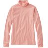 Women's L.L.Bean Interlock Turtleneck, Long-Sleeve Creamy Apricot Large, Cotton