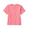 Women's Saturday T-Shirt, Crewneck Sunrise Pink Small, Cotton L.L.Bean