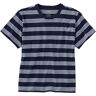 Women's Saturday T-Shirt, Crewneck Short-Sleeve Stripe Classic Navy/White Medium, Cotton L.L.Bean