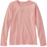 Women's L.L.Bean Tee, Long-Sleeve Crewneck Creamy Apricot Extra Large, Cotton