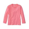 Women's Saturday T-Shirt, Crewneck Three-Quarter-Sleeve Sunrise Pink 1X, Cotton L.L.Bean