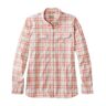 Women's Insect-Repellent Long-Sleeve Shirt, Plaid Ocean Mist Small, Synthetic/Nylon L.L.Bean