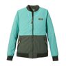 Women's 3-Season Flight Jacket, Colorblock Ocean Teal/Thyme XXS, Synthetic/Nylon L.L.Bean