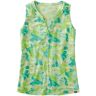 Women's Streamside Tank, Splitneck Print Citrus Green Camo Medium, Synthetic L.L.Bean