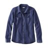 Women's Cloud Gauze Shirt, Long-Sleeve Vintage Indigo Stripe Extra Small, Cotton L.L.Bean