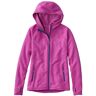 Women's PrimaLoft ThermaStretch Fleece Jacket, Hooded Full-Zip Wild Aster/Collegiate Blue Extra Small, Polyester Blend Cotton Polyester/Nylon L.L.Bean