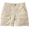 Women's Comfort Stretch Shorts, Cargo 7" Khaki Stone 22W, Cotton L.L.Bean