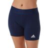 Adidas Women's Climacool Alphaskin 5 Inch Compression Short in Team Navy Blue/White (FK0993)   Size 2XL   HerRoom.com