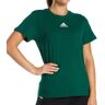 Adidas Women's Fresh BOS Amplifier Cotton Short Sleeve Crew Tee in Dark Green (HS0844)   Size 3XL   HerRoom.com