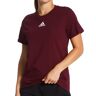 Adidas Women's Fresh BOS Amplifier Cotton Short Sleeve Crew Tee in Red (HS0844)   Size Small   HerRoom.com