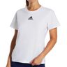 Adidas Women's Fresh BOS Amplifier Cotton Short Sleeve Crew Tee in White (HS0844)   Size Small   HerRoom.com