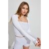 Garage Active Shrug Bright White XXS Women