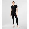 Karl Lagerfeld Paris   Women's Karl Head Sequin Legging   Black   Cotton/Spandex   Size Large  - Black - Size: Large