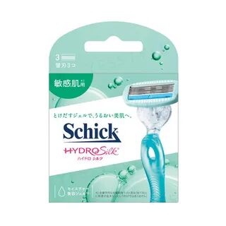 Schick Japan Hydrosilk Sensitive Skin Razor Blade Refill 3 pcs  - Womens