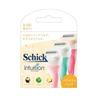 Schick Japan Intuition Variety Razor Blade Refill 3 pcs  - Womens