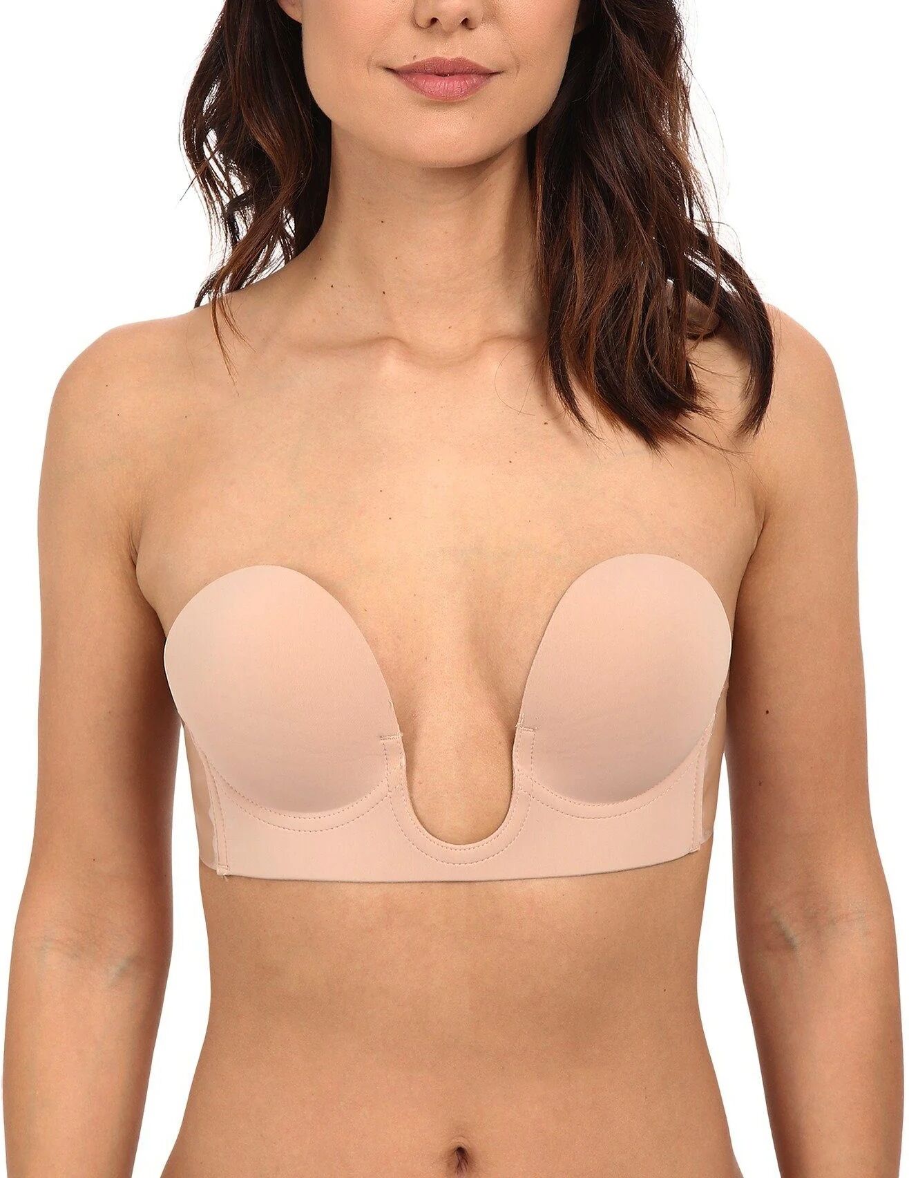 DailySale ToBeInStyle Women's Deep Plunge Convertible V Bra