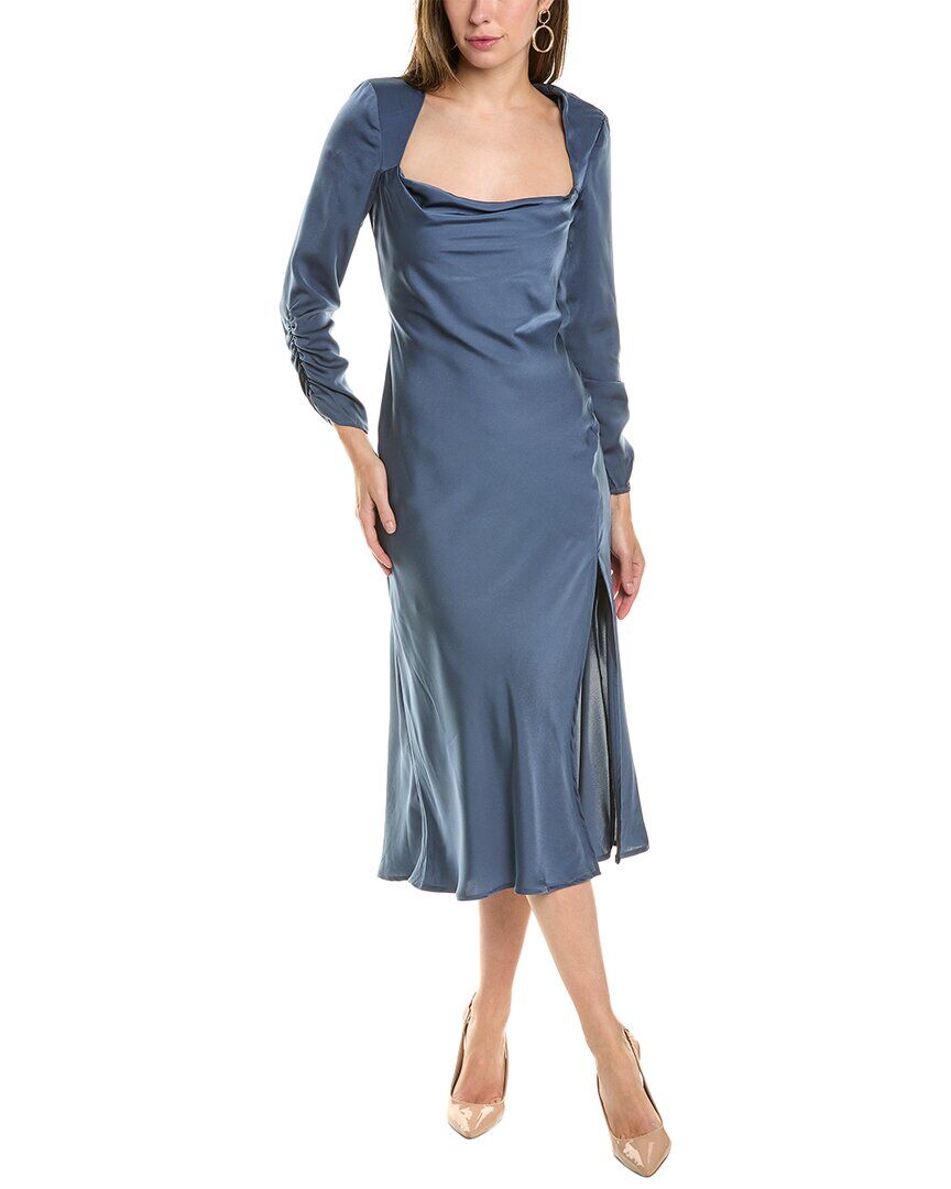 ASTR the Label Gracie Midi Dress Blue xs