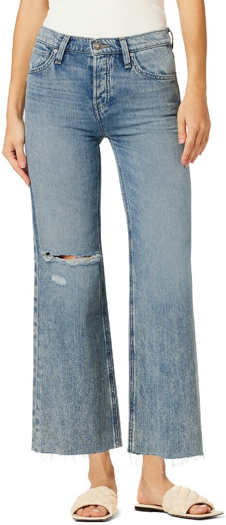 HUDSON Jeans Rosie High-Rise Young At Heart Des Wide Leg Jean NoColor 30