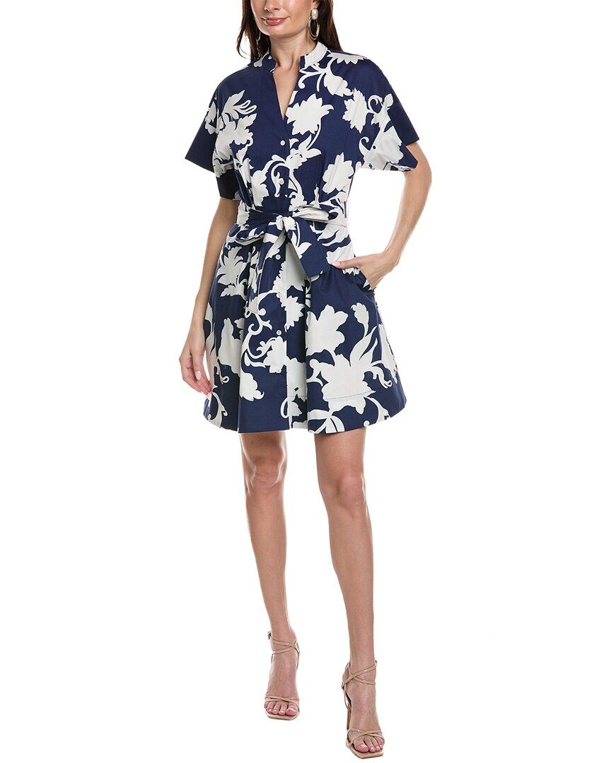 Natori Casablanca Button-Up Mini Dress NoColor L