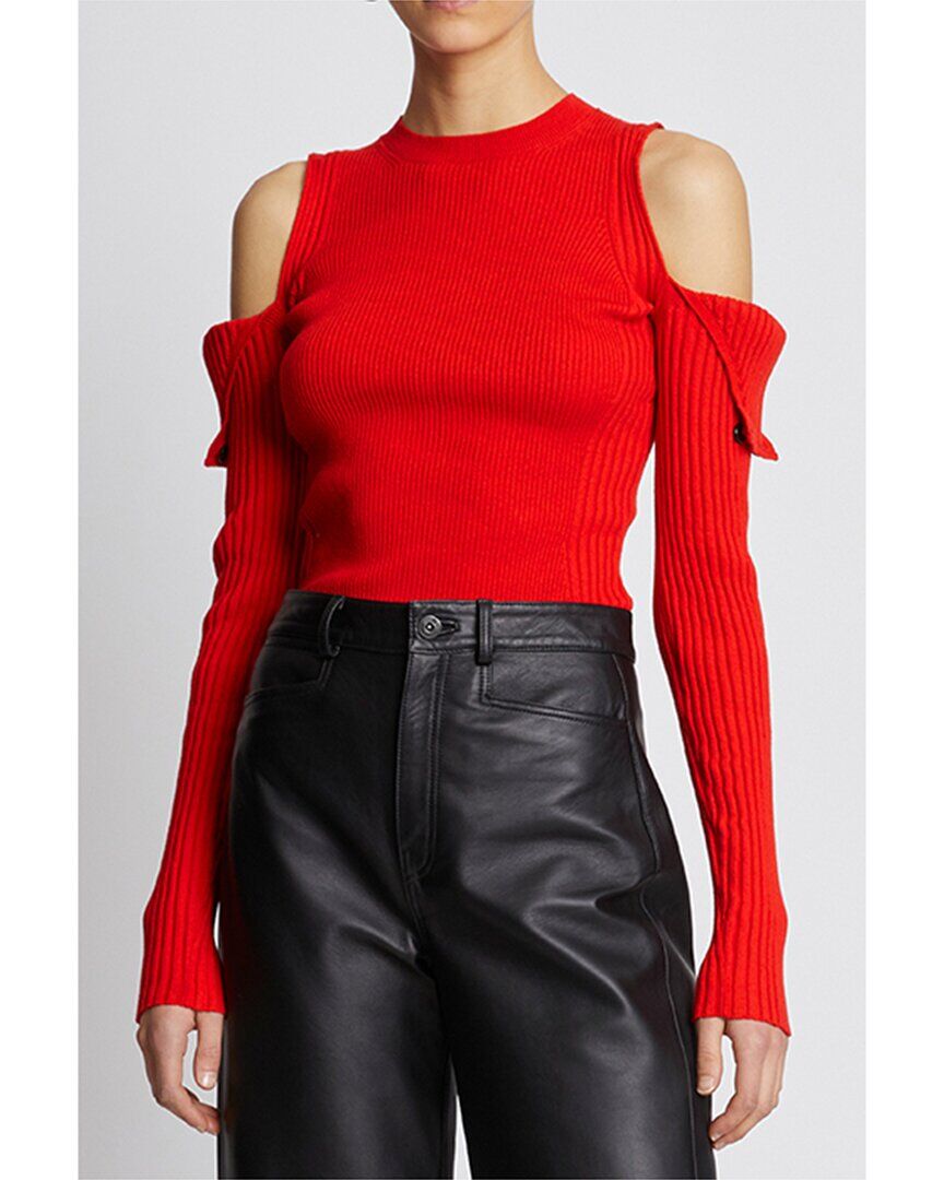 Proenza Schouler White Label Sweater Red xs