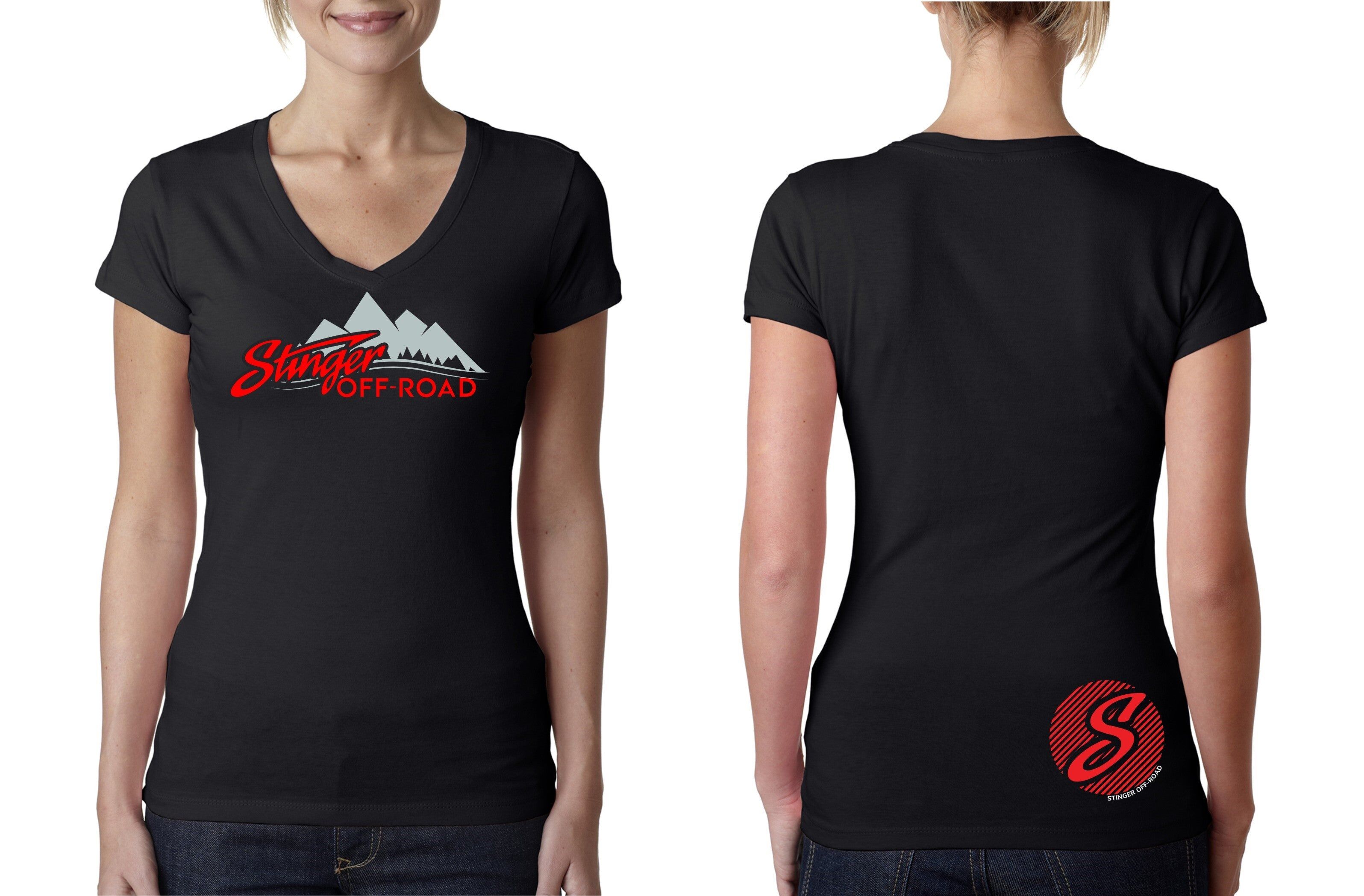 Stinger Off-Road Womens Logo V-Neck