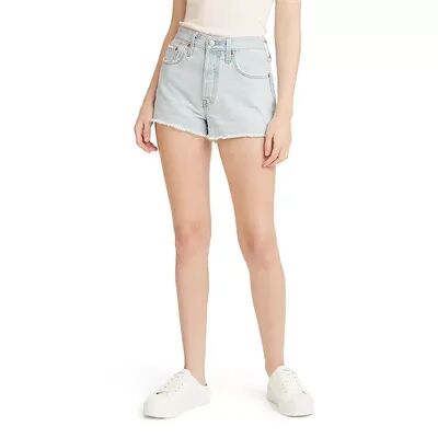 Levi's Women's Levi's 501 Original Frayed Jean Shorts, Size: 27(US 4)Medium, Light Blue