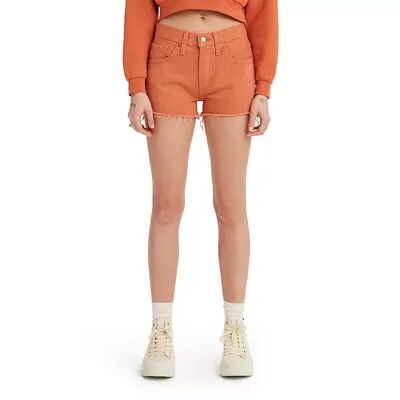 Levi's Women's Levi's 501 Original Frayed Jean Shorts, Size: 27(US 4)Medium, Orange