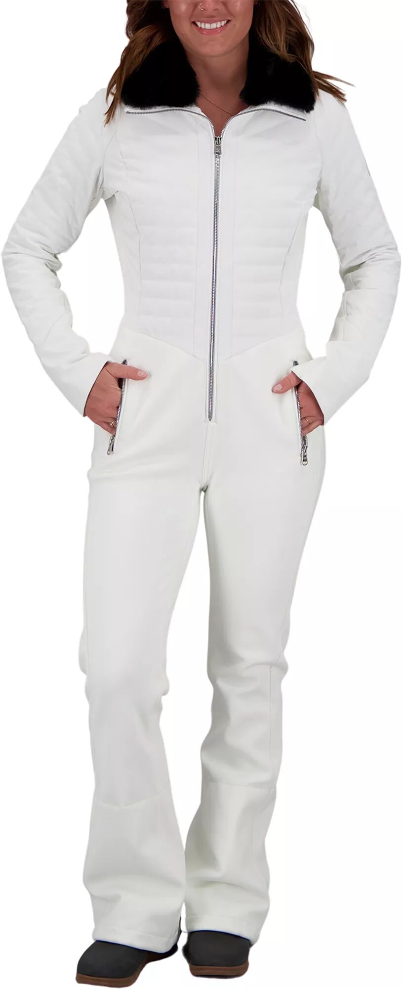 Photos - Ski Wear Obermeyer Women's Katze Winter Suit, Size 10, White 20obewwktzstxxxxxapo