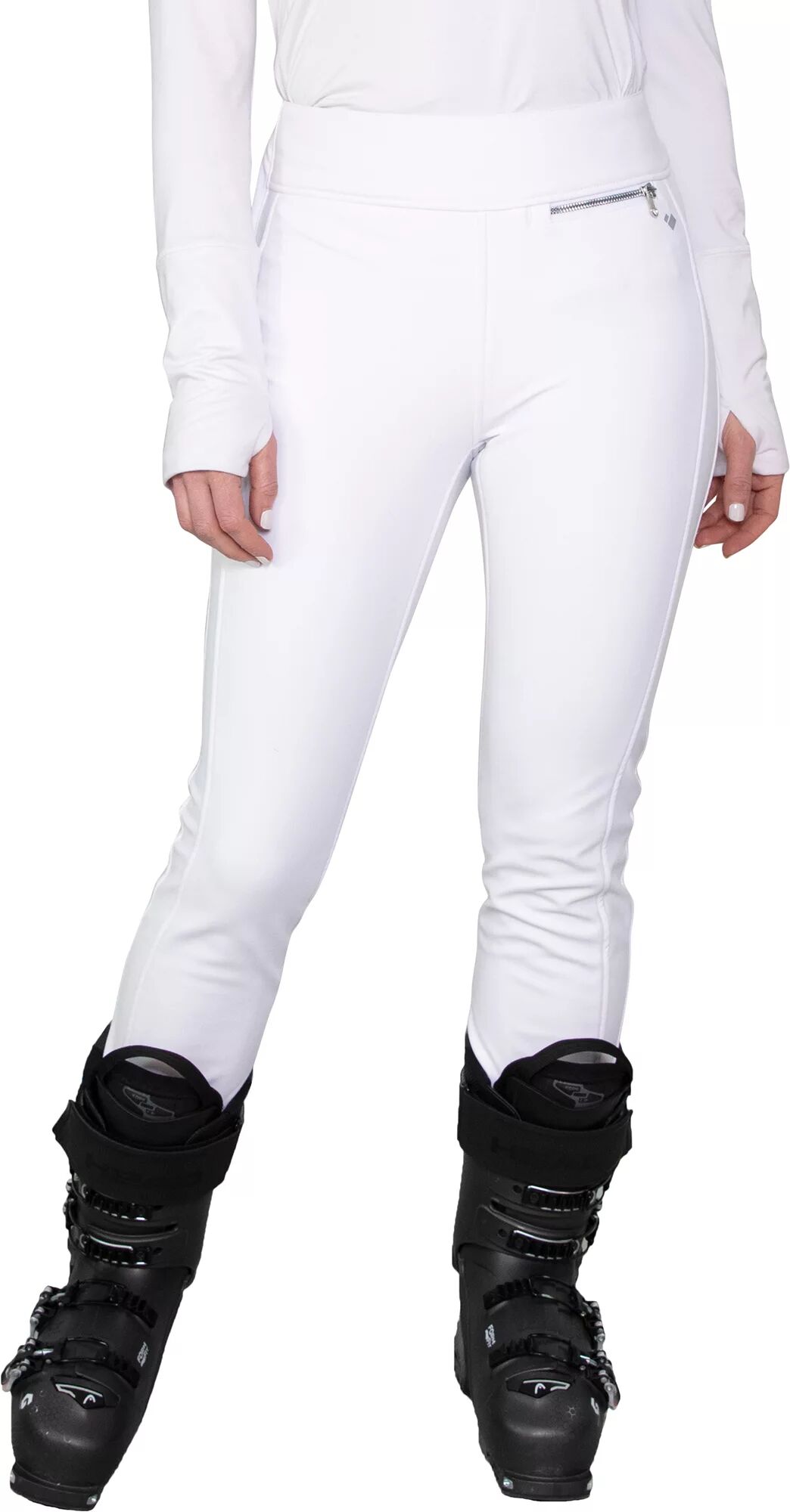 Photos - Ski Wear Obermeyer Women's Jinks ITB Softshell Pants, Size 6, White 22obewwjnkstbsf