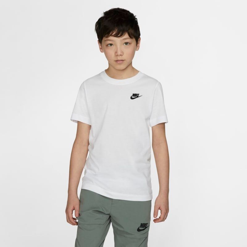 Nike Sportswear Older Kids' T-Shirt - White - size: S, XL, M