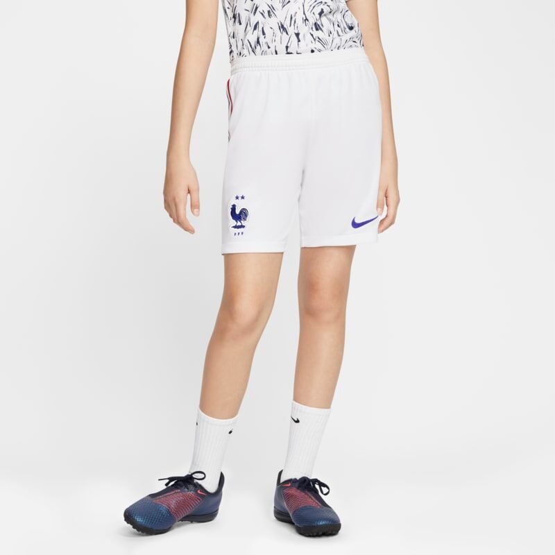 Nike FFF 2020 Stadium Home/Away Older Kids' Football Shorts - White - size: XS, S, M, L, XL